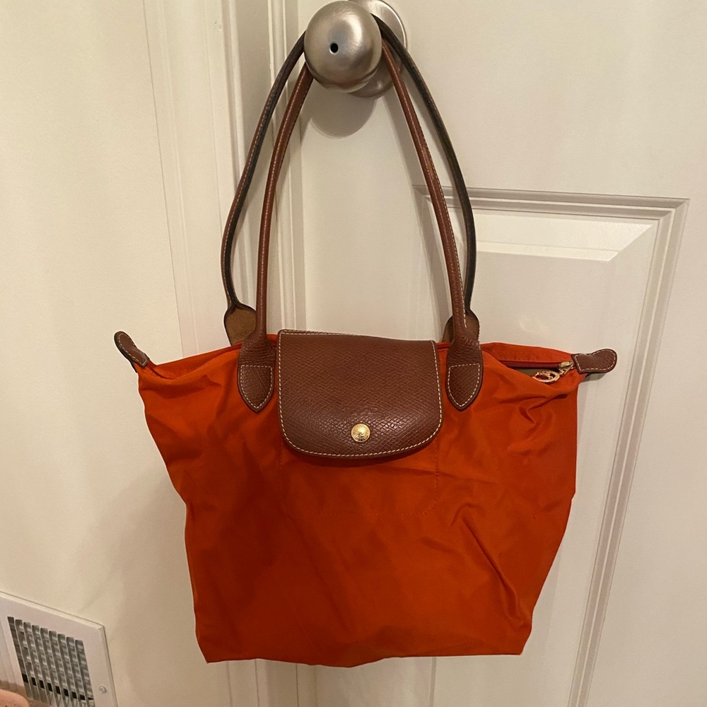 Longchamp small with long handles